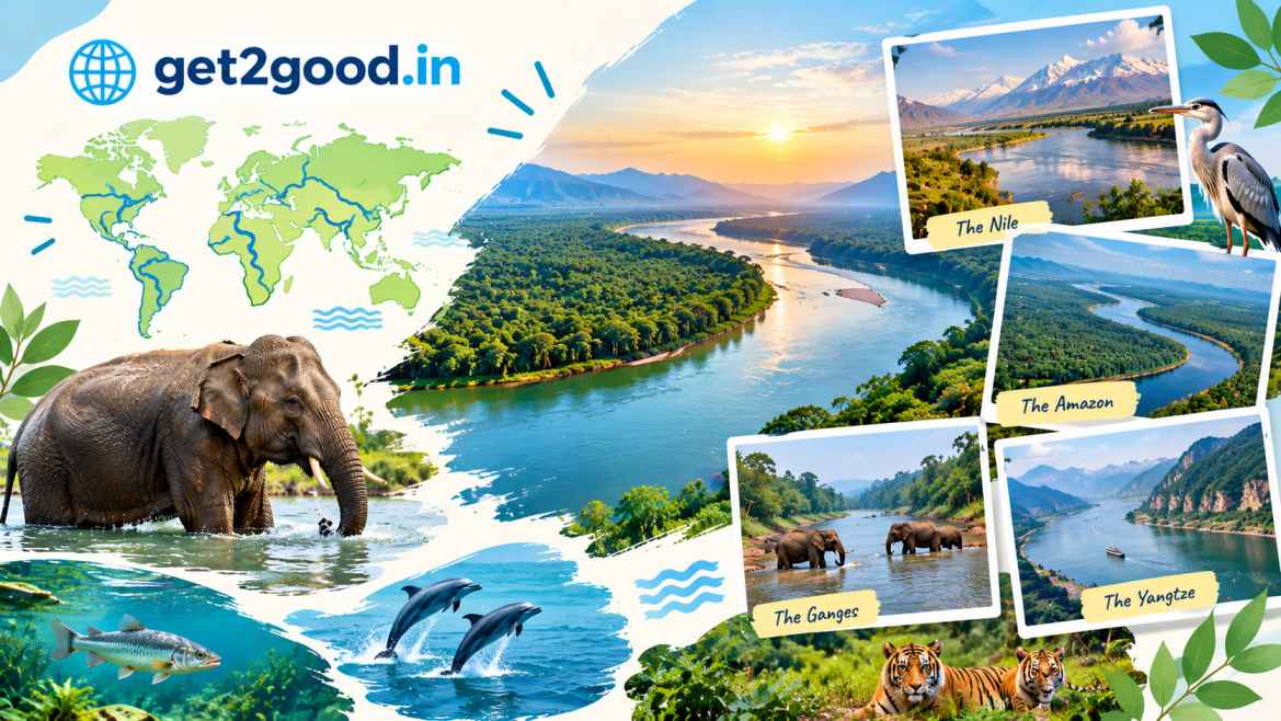 The Longest Rivers in the World and the Living Beings That Depend on Them