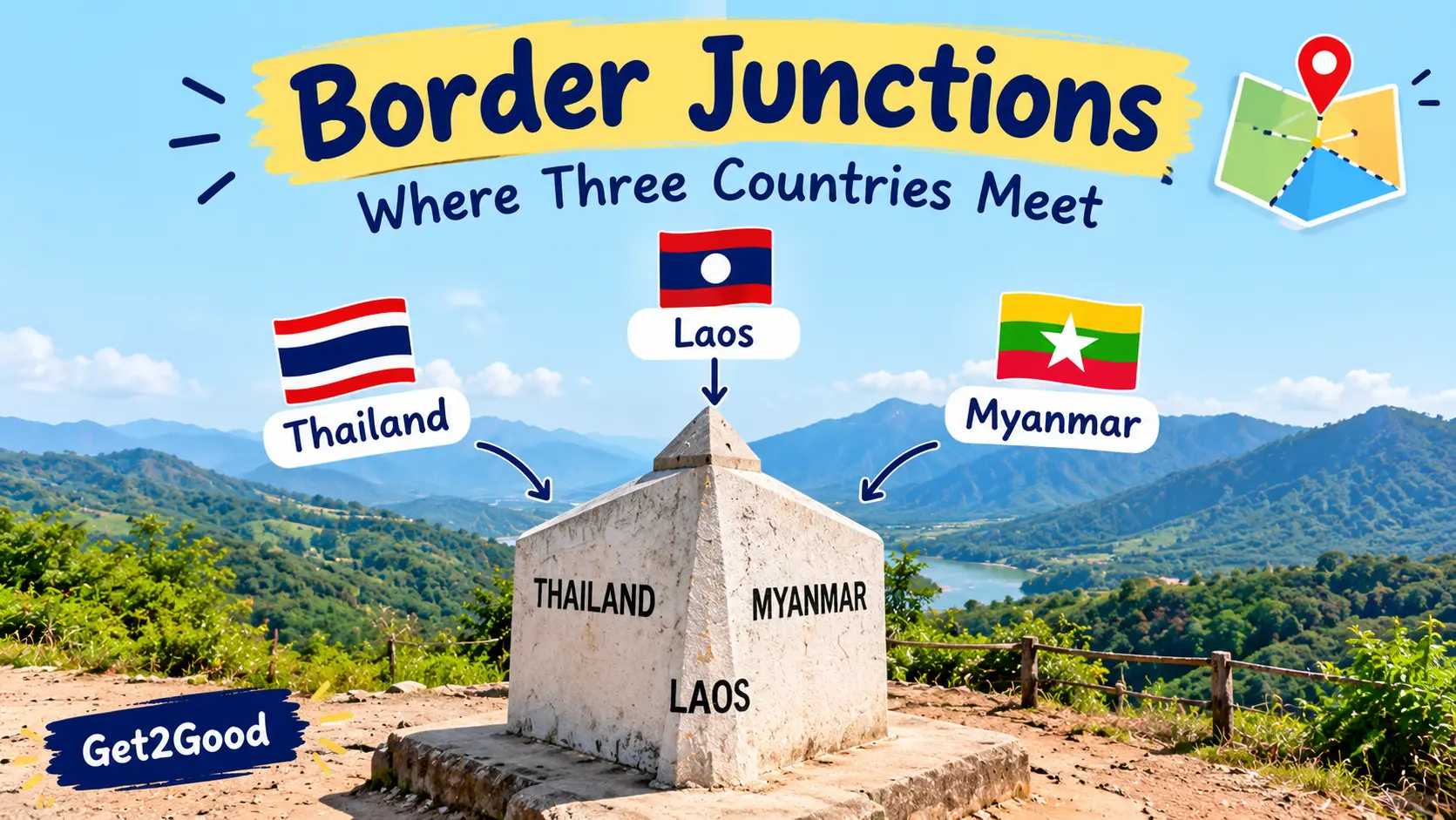 The World's Most Interesting International Border Junctions: Where Countries Come Together