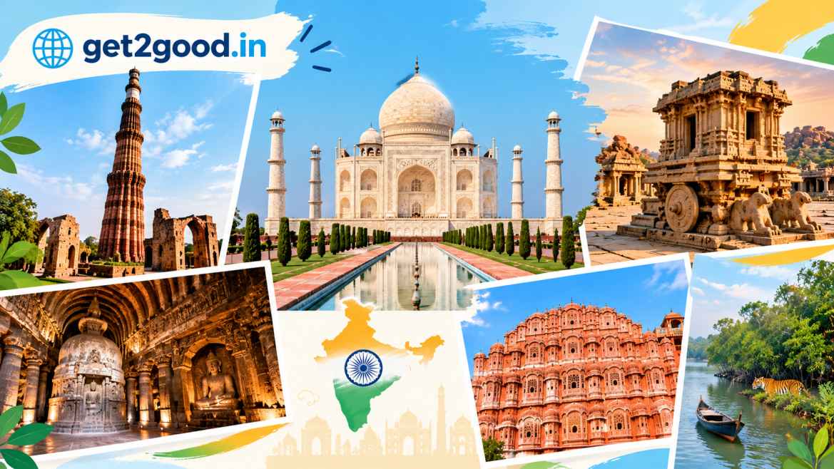 Famous UNESCO World Heritage Sites in India: Exploring the Country's Amazing Treasures