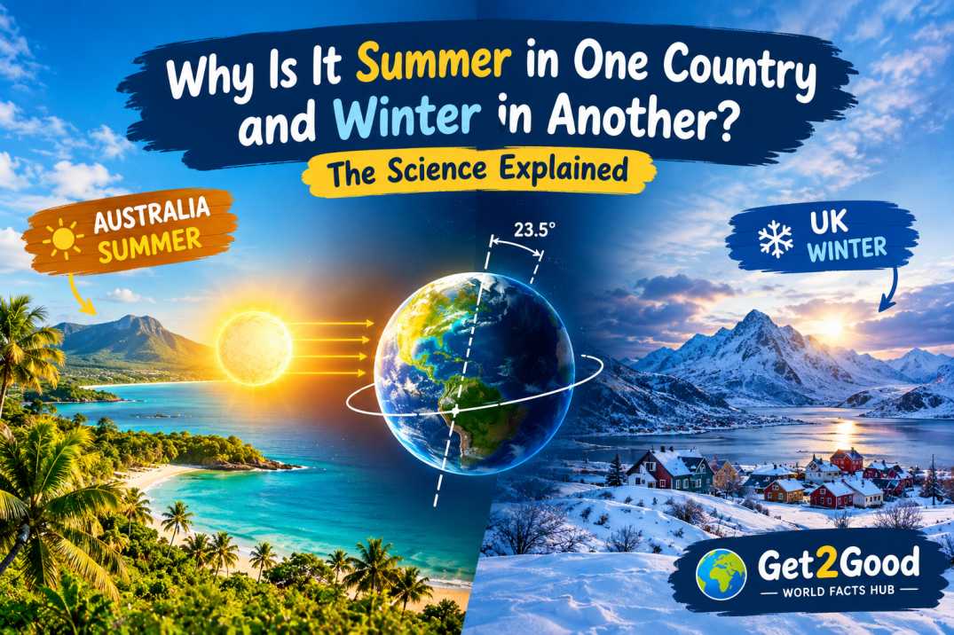 Why Is It Summer in One Country and Winter in Another? The Science Explained